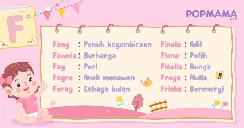 Nama bayi perempuan modern - Popmama.com/Aristika Medinasari